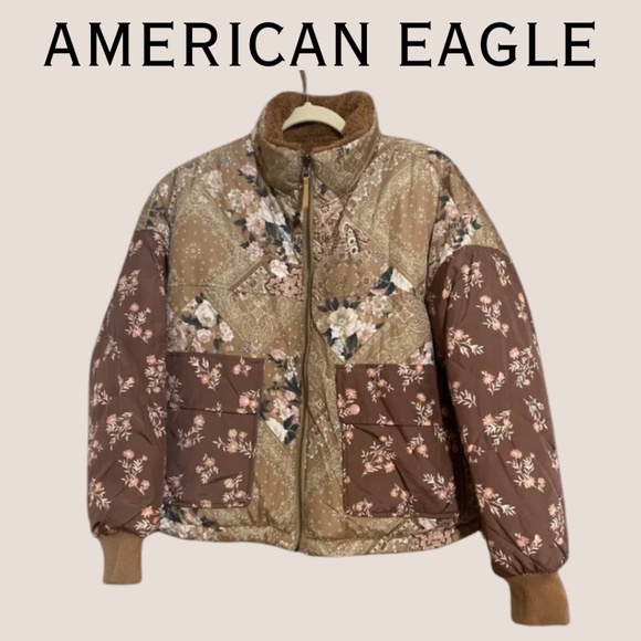 American Eagle Outfitters Jackets & Blazers - American Eagle Reversible Chill Puffer